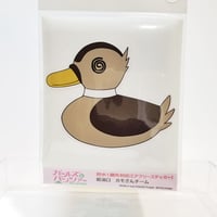 給油口ステッカー　カモさんチームマーク