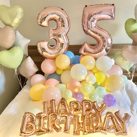 ホテルにお届け誕生日バルーン(完成品)