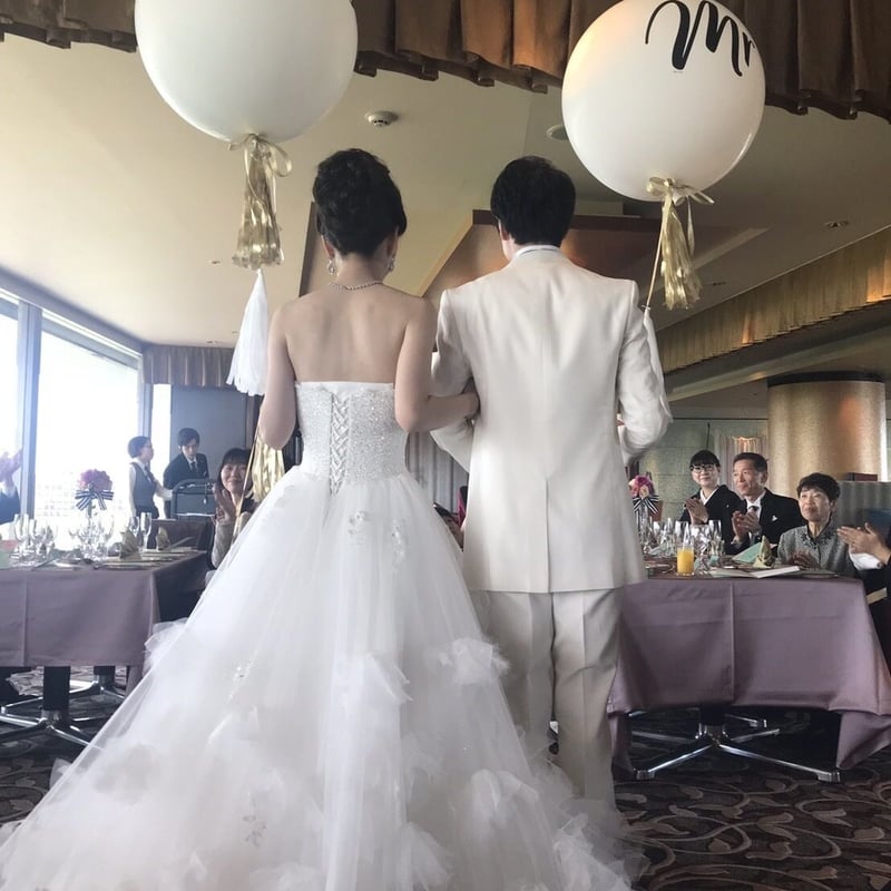 Mr.＆Mrs.フリンジ付きバルーン2個セット(完成品) | Balloon Entertai...