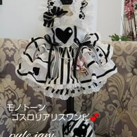 モノトーンゴスロリアリスワンピ＾＾