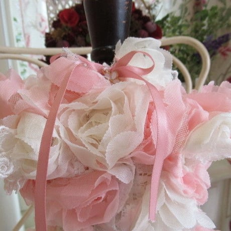 ふわふわ薔薇と蝶のドレスワンピ＾＾