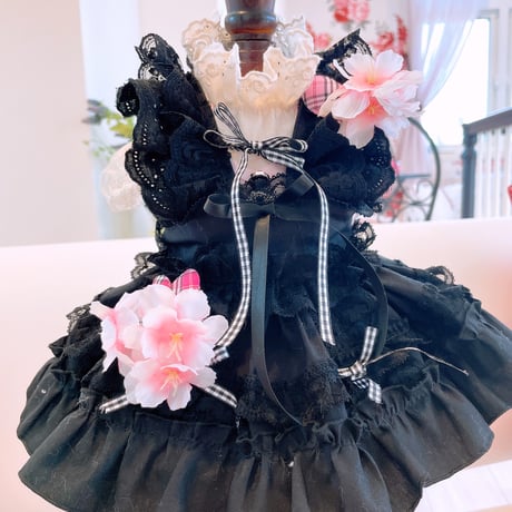 桜ピンクゴスロリワンピ＾＾