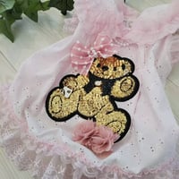 キラキラくまちゃん　ブラウスワンピ＾＾