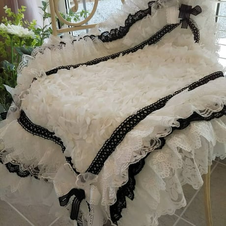 立体シフォンローズのカフェマット＾＾