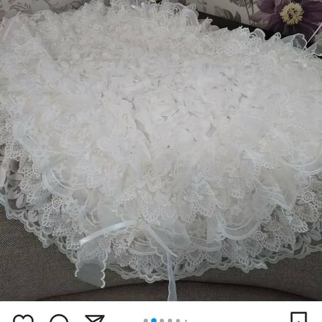 立体シフォンローズのカフェマット＾＾