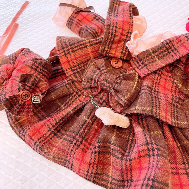 ウールチェックコートワンピ＾＾ | Pule.Jam First