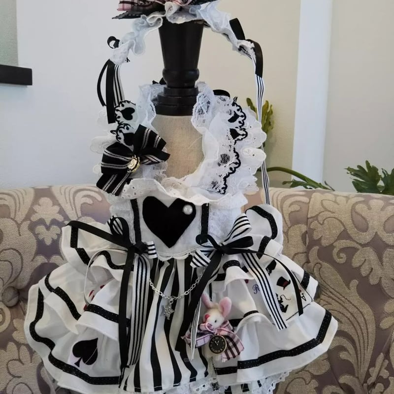 モノトーンアリスワンピの うさ耳ヘッドドレス＾＾ | Pule.Jam First