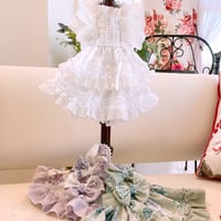 ホワイトレースワンピ&取り外しエプロン＾＾