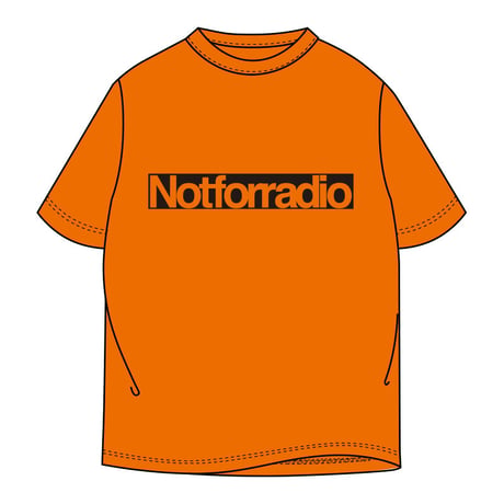 WILYWNKA "NOT FOR RADIO" S/S TEE (ORANGE)