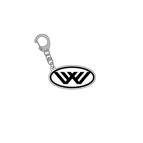 WILYWNKA LOGO RUBBER KEY CHAIN