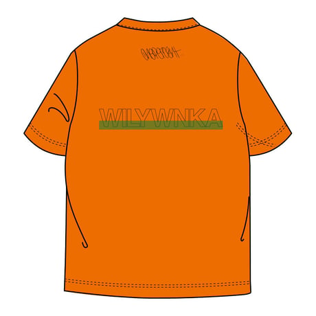 WILYWNKA "NOT FOR RADIO" S/S TEE (ORANGE)