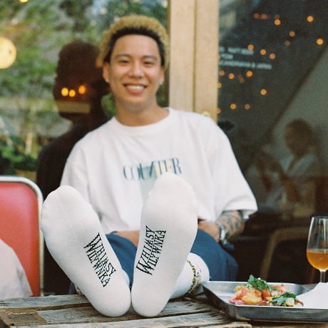 WILYWNKA x WHIMSY "CATHIE" SOCKS" (WHITE)