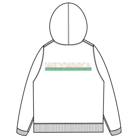 WILYWNKA "NOT FOR RADIO" HOODIE (WHITE)