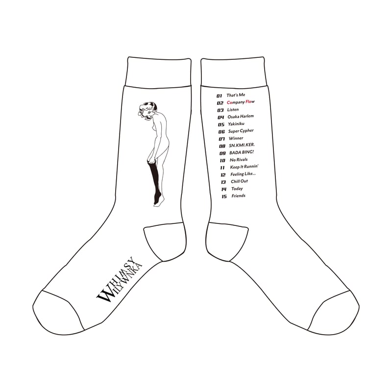whimsy socks ぬいぐるみ WILYWNKA x WHIMSY 