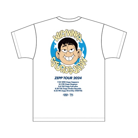 WILYWNKA STUDIOS JAPAN TOUR T-SHIRT (WHITE)