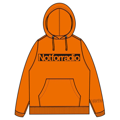 WILYWNKA "NOT FOR RADIO" HOODIE (ORANGE)