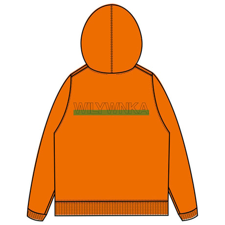 WILYWNKA "NOT FOR RADIO" HOODIE (ORANGE)