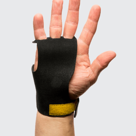VICTORY GRIPS / WOMENS : LEATHER 3-Finger BLACK