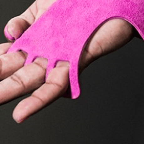 VICTORY GRIPS / WOMENS  LEATHER 3-Finger PINK