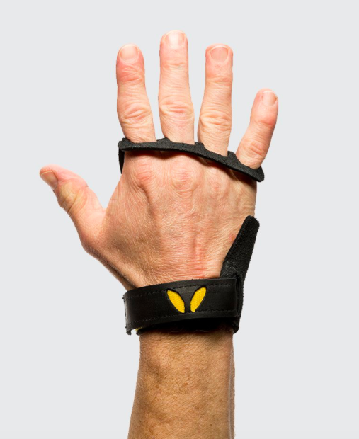 VICTORY GRIPS / MENS : LEATHER 4-Finger BLACK |