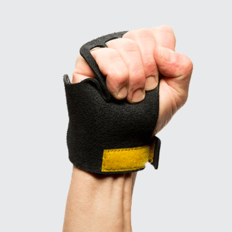 VICTORY GRIPS / MENS : LEATHER ４-Finger BLACK