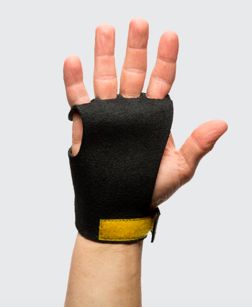 VICTORY GRIPS / MENS : LEATHER 4-Finger BLACK |