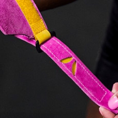 VICTORY GRIPS / WOMENS  LEATHER 3-Finger PINK