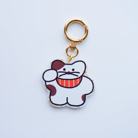 まねきモチゴールド・シルバーアクリルチャーム | 全8種