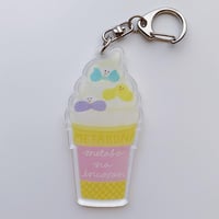 acrylic keyring | ソフトクリーム