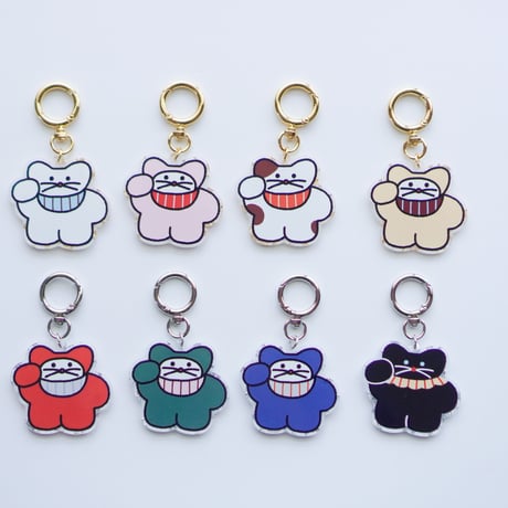 まねきモチゴールド・シルバーアクリルチャーム | 全8種