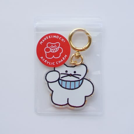 まねきモチゴールド・シルバーアクリルチャーム | 全8種