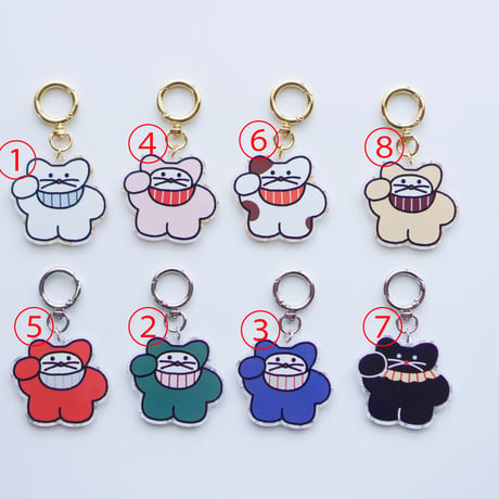 まねきモチゴールド・シルバーアクリルチャーム | 全8種