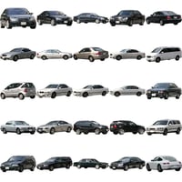無料 - 車・動物・窓  セット　86個　animal-car-window