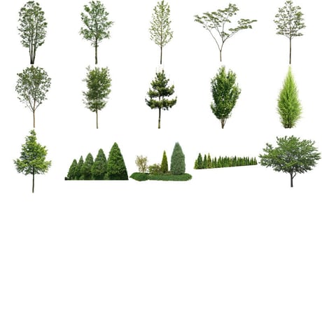 無料樹木素材セット　90個　free_trees_set02