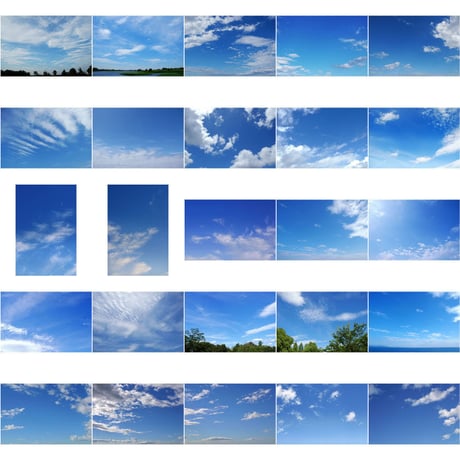 無料 - 空　素材セット　202個　sky