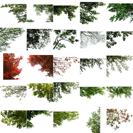 無料-前景樹木素材セット　80個　free_zenkei_set01