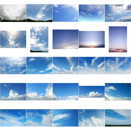 無料 - 空　素材セット　202個　sky
