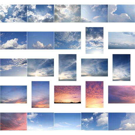 無料 - 空　素材セット　202個　sky