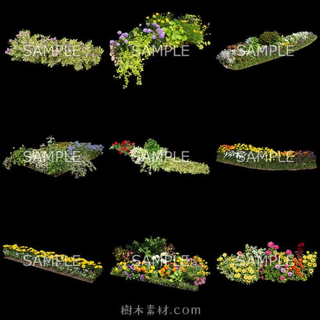 ガーデン素材　9個セット  G9_024