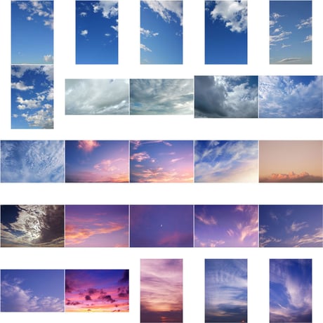 無料 - 空　素材セット　202個　sky