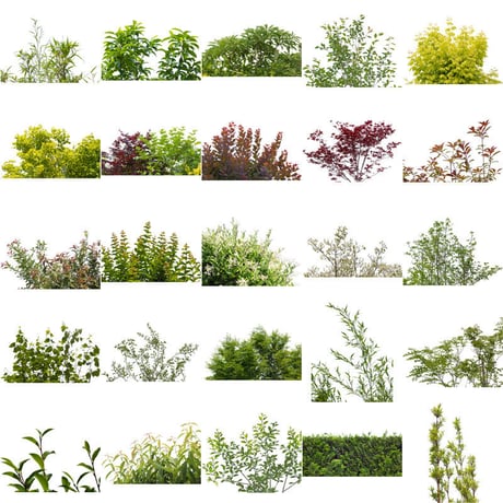 無料-前景樹木素材セット　75個　free_zenkei_set03