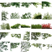 無料-前景樹木素材セット　80個　free_zenkei_set01