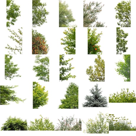 無料-前景樹木素材セット　75個　free_zenkei_set03
