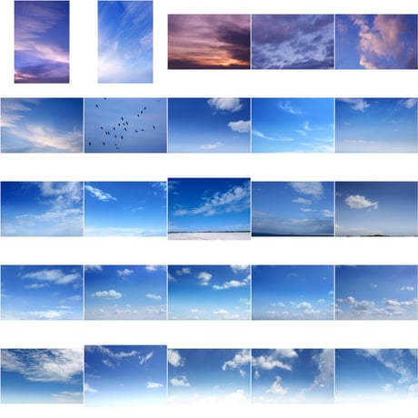 無料 - 空　素材セット　202個　sky