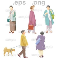シニアイラスト (EPS , PNG )   se_071