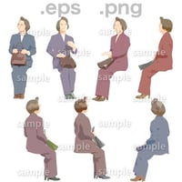 シニアイラスト (EPS , PNG )   se_078