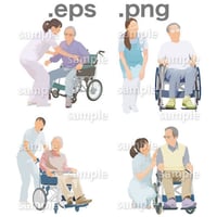 シニアイラスト (EPS , PNG )   se_006