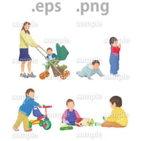 子供イラスト (EPS , PNG )   ch_002