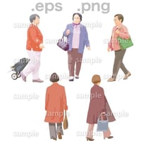 シニアイラスト (EPS , PNG )   se_067