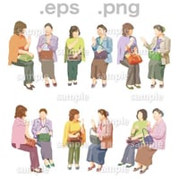 シニアイラスト (EPS , PNG )   se_034